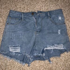 SHEIN denim shorts